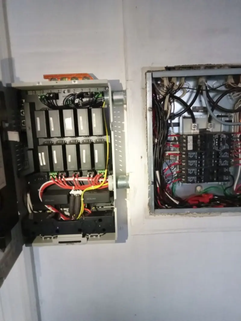 Electrical panel upgrade completed for Commercial Electrician Services in Fort Polk South
